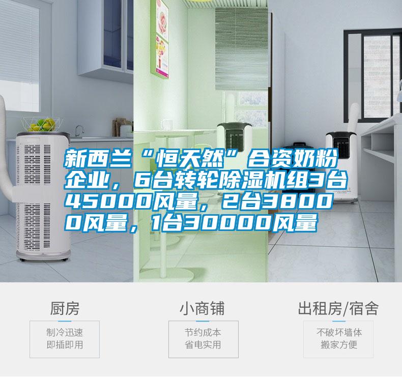 新西蘭“恒天然”合資奶粉企業(yè)，6臺轉(zhuǎn)輪除濕機組3臺45000風量，2臺38000風量，1臺30000風量