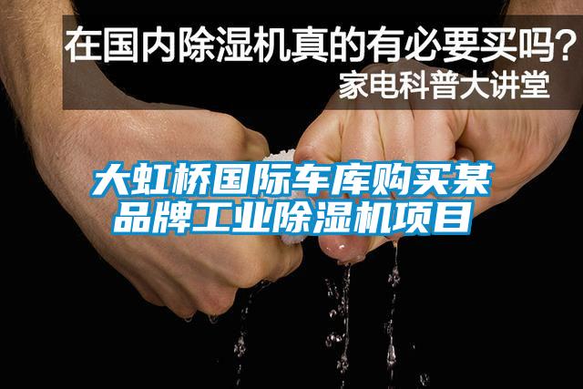 大虹橋國際車庫購買某品牌工業除濕機項目