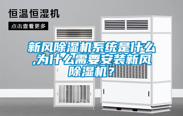 新風(fēng)除濕機系統(tǒng)是什么,為什么需要安裝新風(fēng)除濕機？