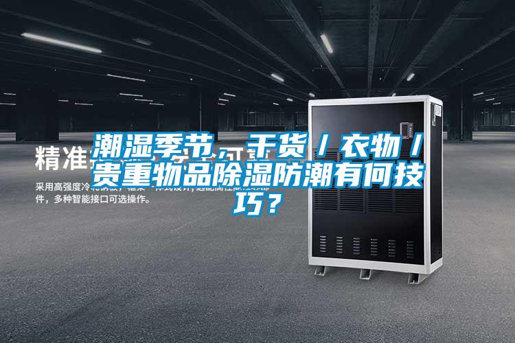 潮濕季節，干貨／衣物／貴重物品除濕防潮有何技巧？