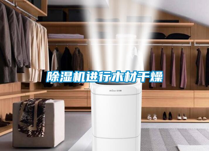 除濕機進行木材干燥