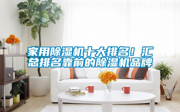 家用除濕機十大排名！匯總排名靠前的除濕機品牌