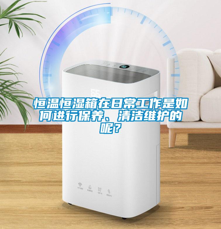 恒溫恒濕箱在日常工作是如何進行保養(yǎng)、清潔維護的呢？