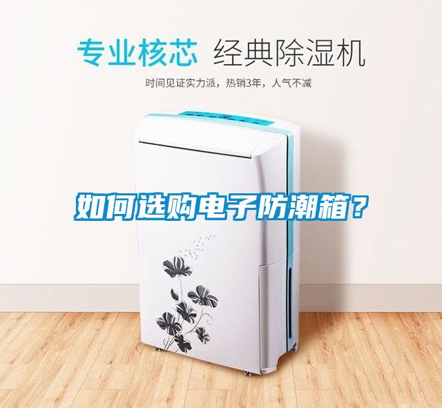 如何選購電子防潮箱？