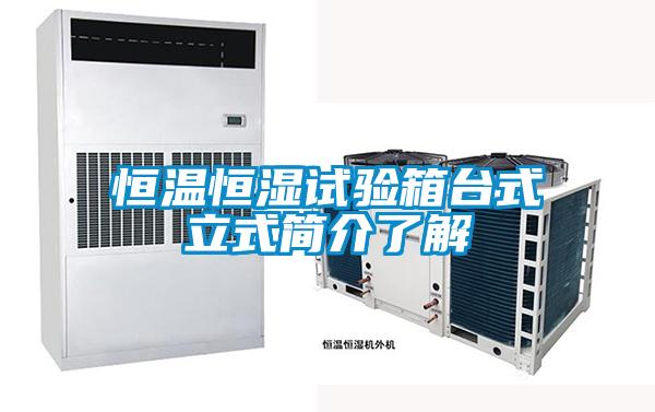 恒溫恒濕試驗(yàn)箱臺(tái)式立式簡介了解
