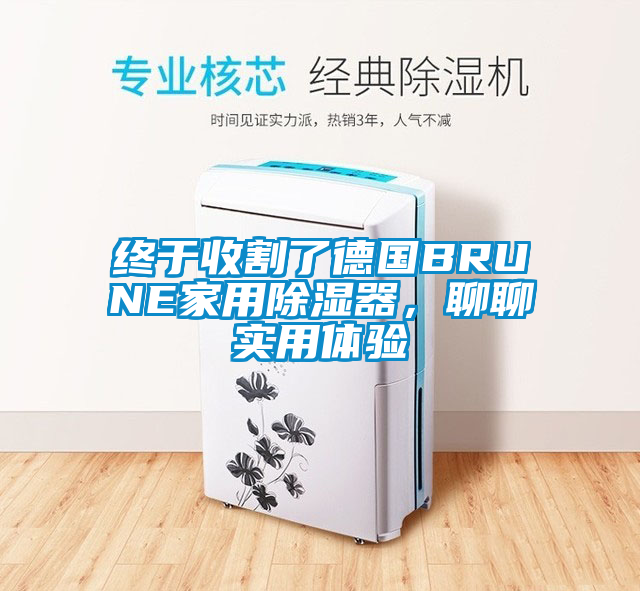 終于收割了德國BRUNE家用除濕器，聊聊實用體驗