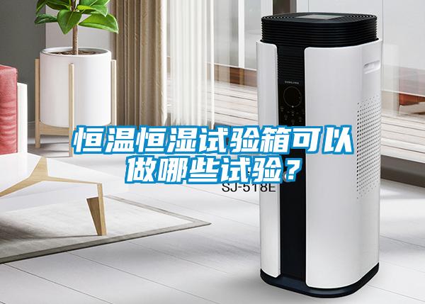 恒溫恒濕試驗箱可以做哪些試驗？