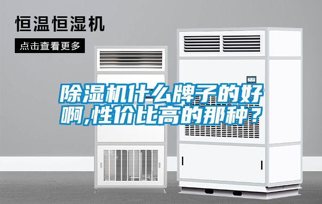 除濕機什么牌子的好啊,性價比高的那種？