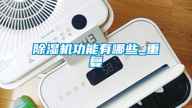 除濕機功能有哪些_重復