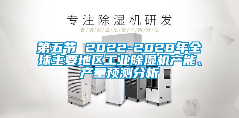 第五節 2022-2028年全球主要地區工業除濕機產能、產量預測分析