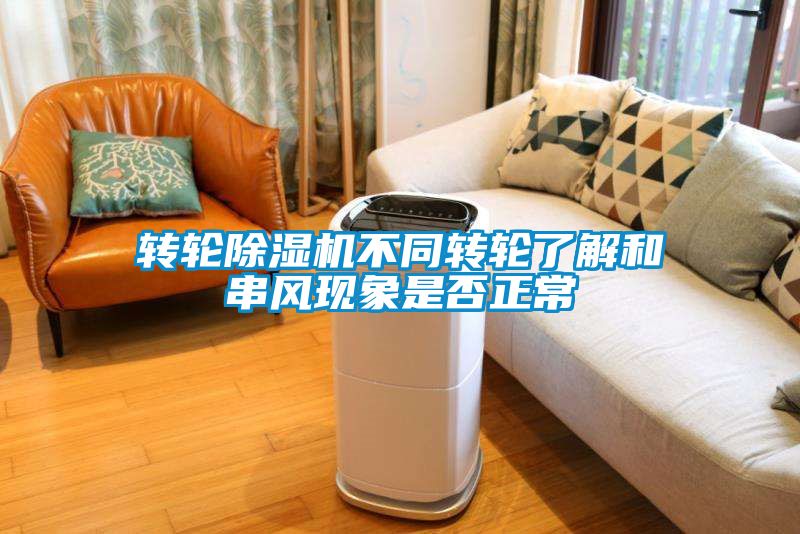 轉輪除濕機不同轉輪了解和串風現象是否正常