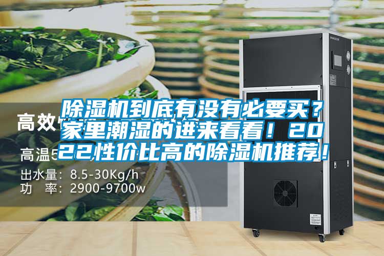 除濕機到底有沒有必要買？家里潮濕的進來看看！2022性價比高的除濕機推薦！