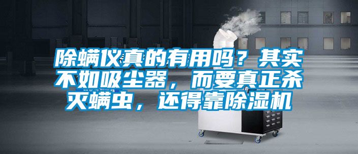 除螨儀真的有用嗎？其實不如吸塵器，而要真正殺滅螨蟲，還得靠除濕機